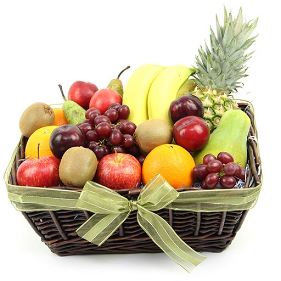 Send Fruit Goodness Basket to UK [United Kingdom] | Fresh Fruits Delivery