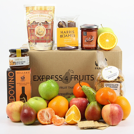 Holiday Fresh Fruit Treats Gift Box