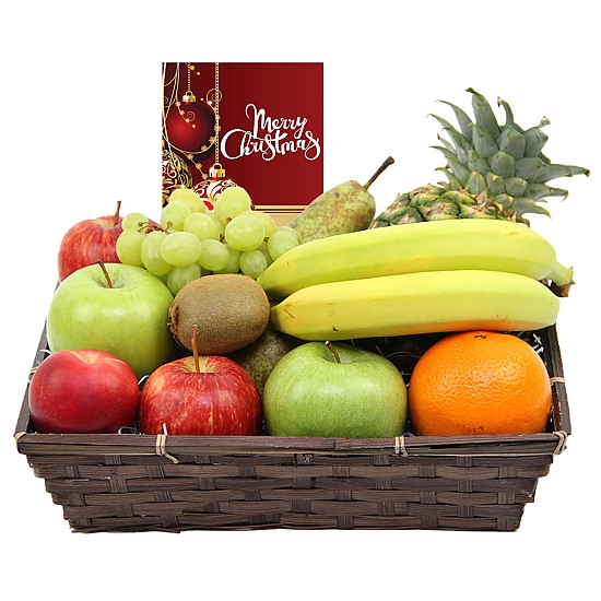 Christmas Smiths Fruit Basket