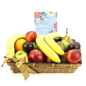 Mothers Day Fresh Fruit Orchard Gift Basket