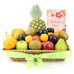 Mothers Day Seasons Delight Fruit Basket