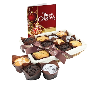 Christmas Assorted Muffins Basket